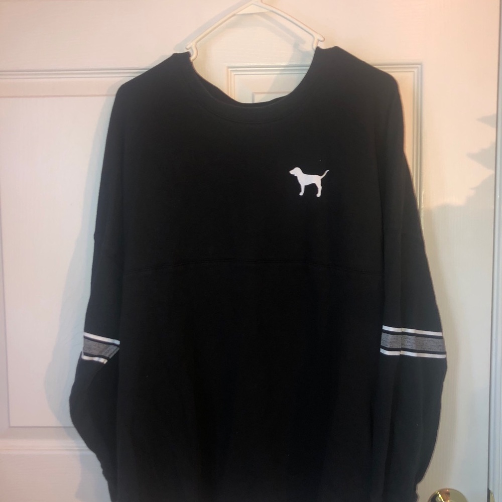 PINK long sleeve crewneck